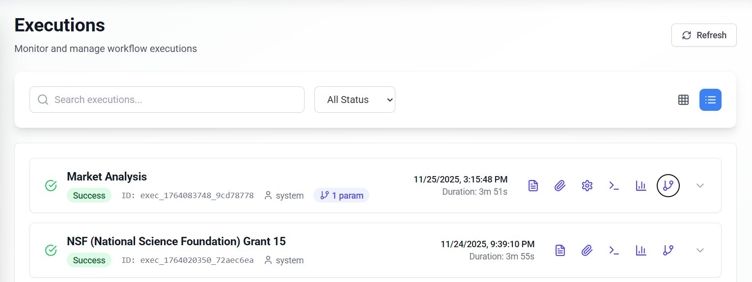 Execute & Get Results